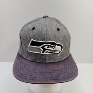 NFL Seattle Seahawks Sports Apparel Cap Hat Youth One Size Blue Gray Snapback